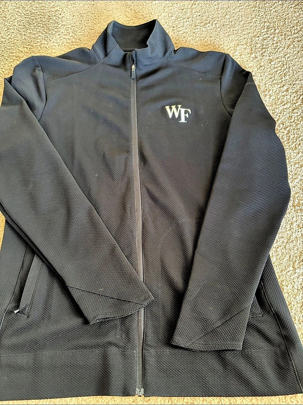 Wake Forest Nike Dri-FIT Full-Zip Jacket Black Small